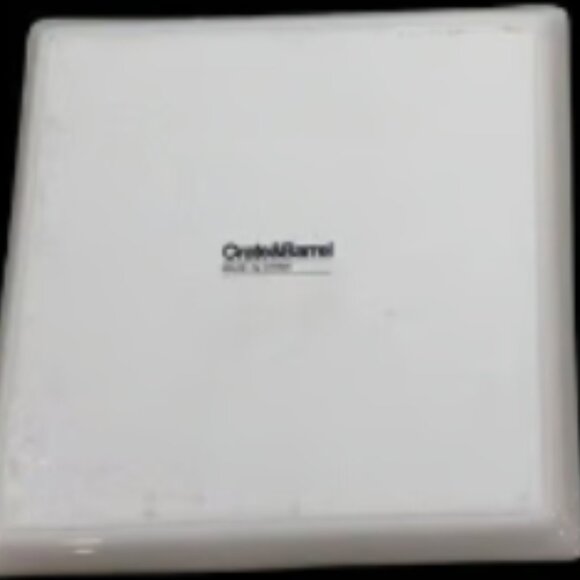 Crate&Barrel Small Santa Cookie Plate with Reindeer - Picture 2 of 2